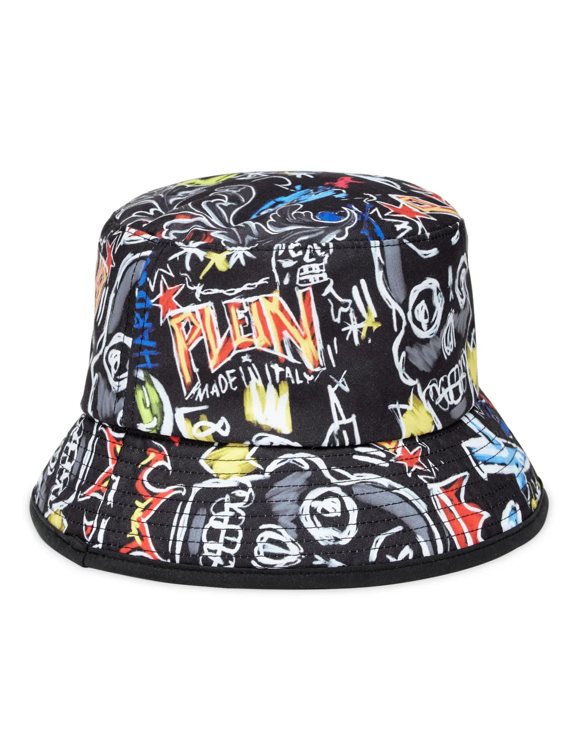 Bucket Hat Skull and Plein, цвет: Черный
