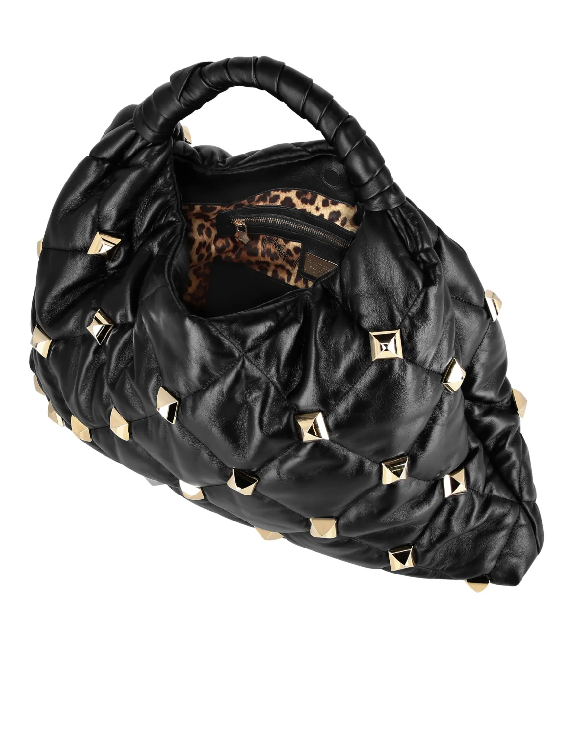 Leather Handle bag, цвет: Черный