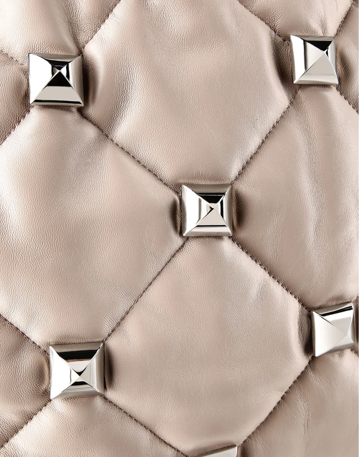 Leather Handle bag, цвет: Бежевый