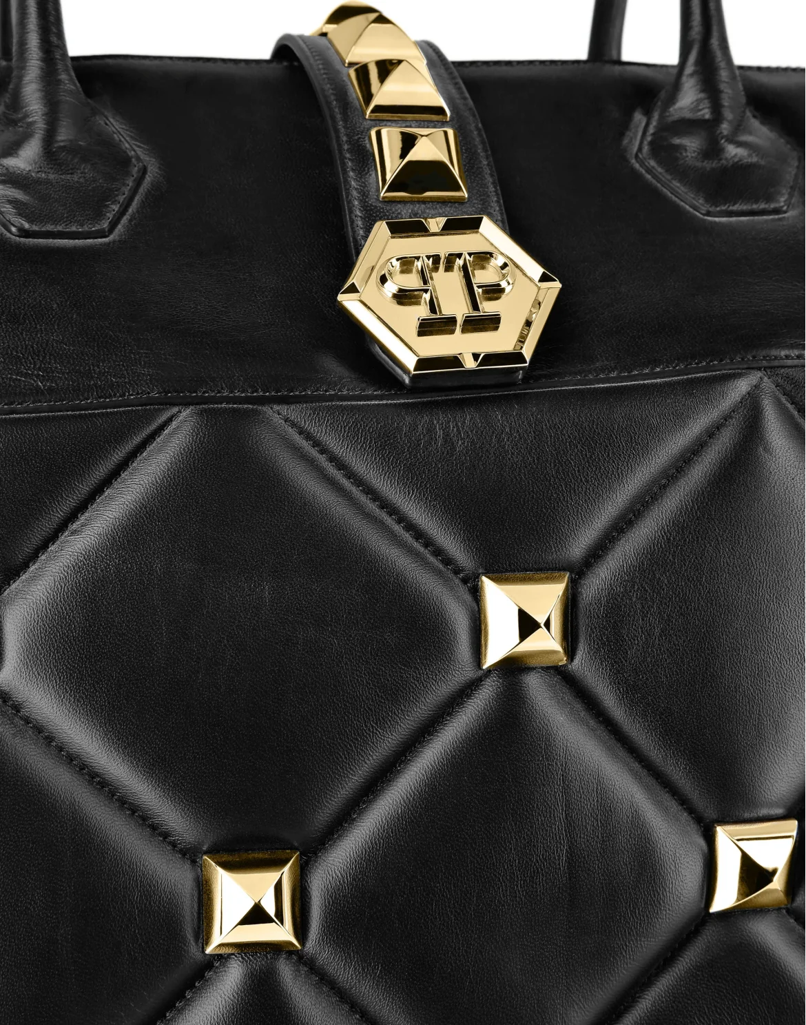 Leather Handle bag, цвет: Черный