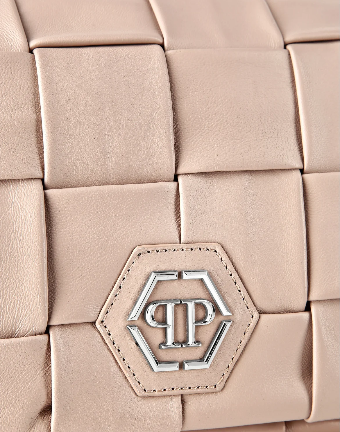 Medium Shoulder Bag Hexagon, цвет: Бежевый