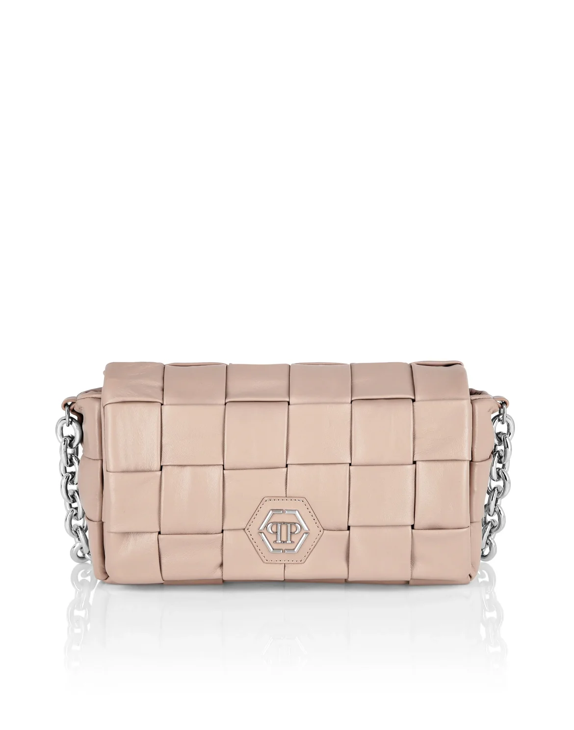 Medium Shoulder Bag Hexagon, цвет: Бежевый