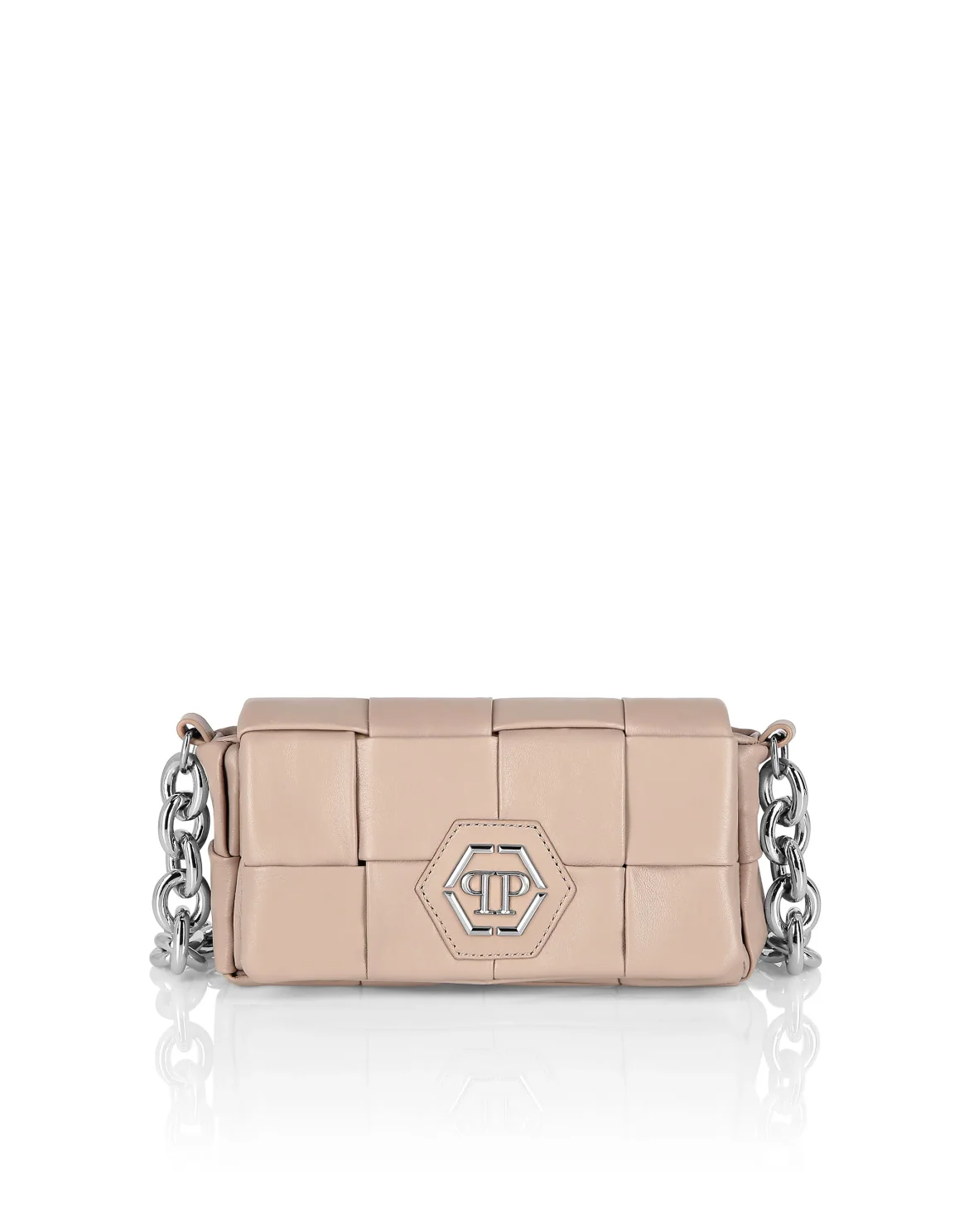 Small Shoulder Bag Hexagon, цвет: Бежевый