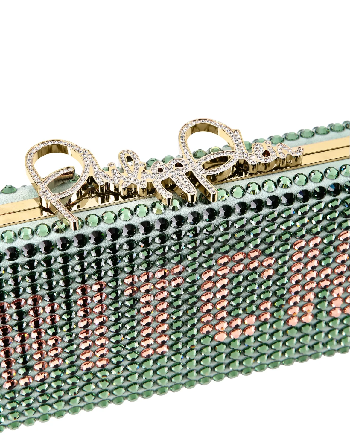 Clutch Crystal Philipp Plein TM Crystals, цвет: Зеленый