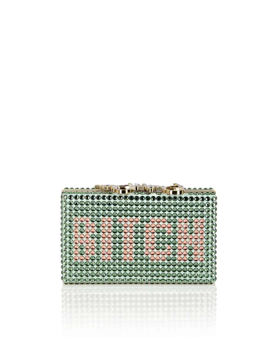 Clutch Crystal Philipp Plein TM Crystals, цвет: Зеленый