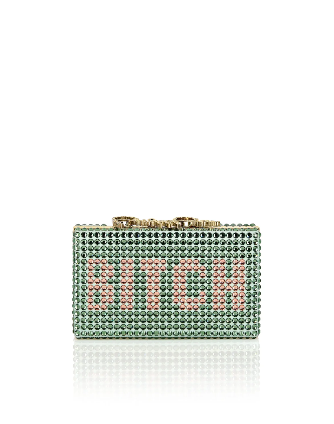 Clutch Crystal Philipp Plein TM Crystals, цвет: Зеленый