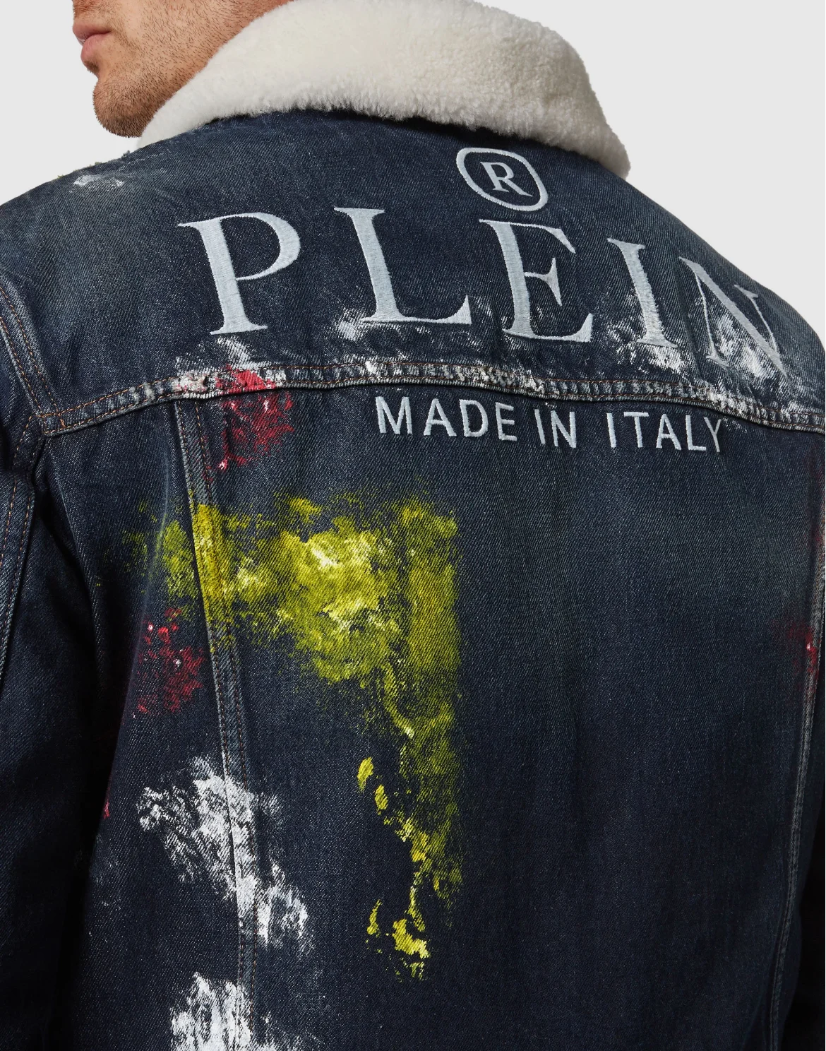 Denim Jacket Painted, цвет: Синий