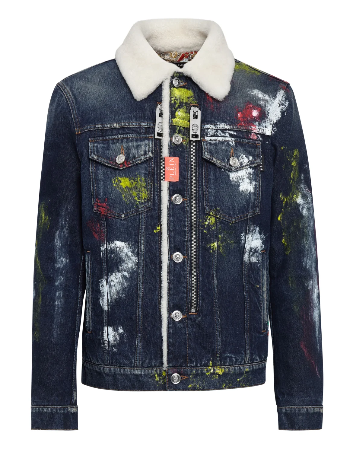 Denim Jacket Painted, цвет: Синий