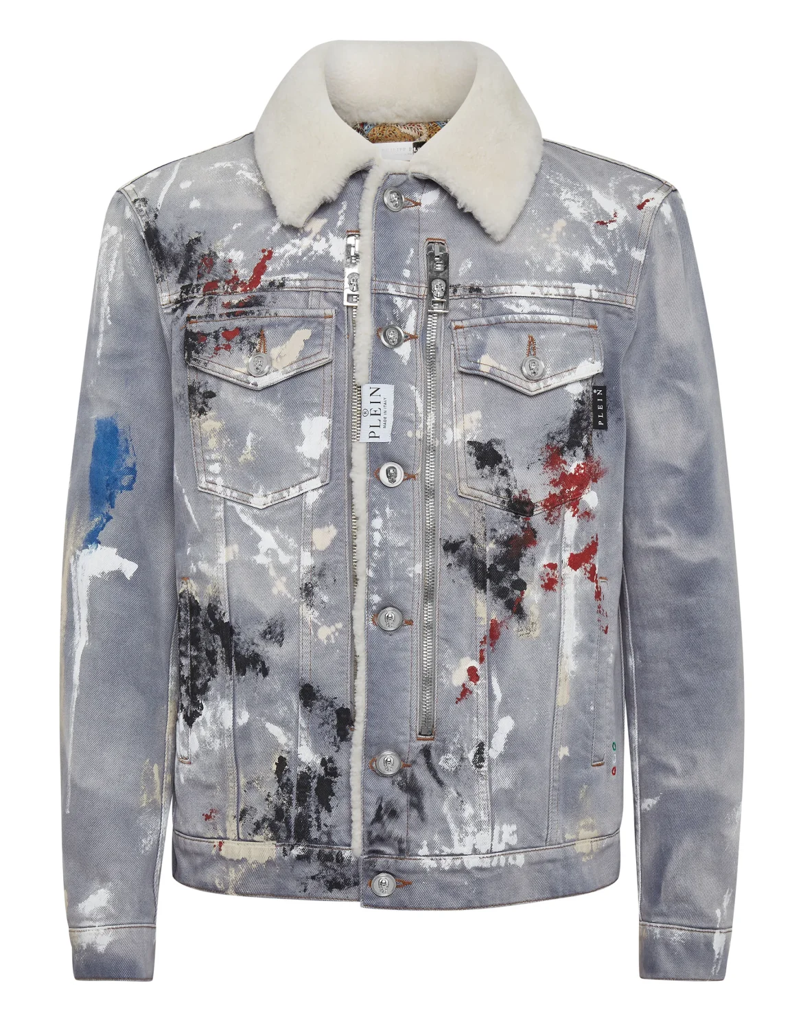 Denim Jacket Painted, цвет: Синий