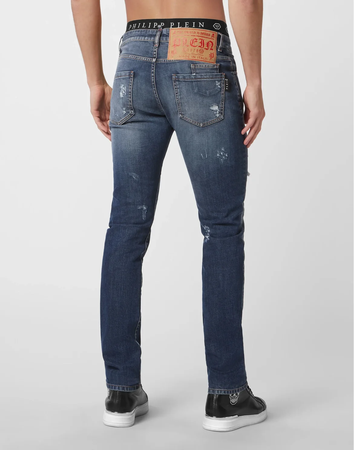 Denim Trousers Super Straight, цвет: Синий