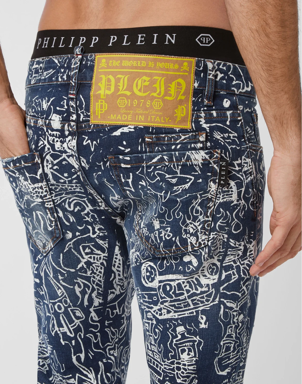 Denim Trousers Super Straight Cut, цвет: Синий