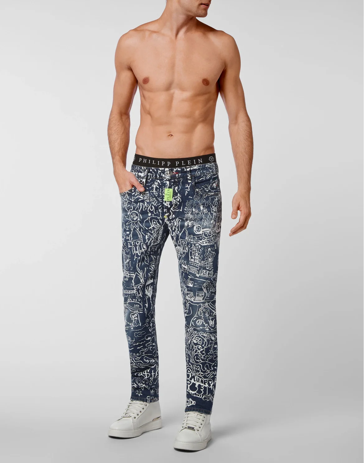 Denim Trousers Super Straight Cut, цвет: Синий