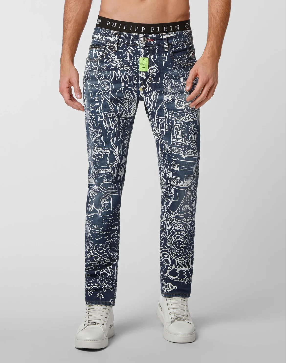 Denim Trousers Super Straight Cut, цвет: Синий