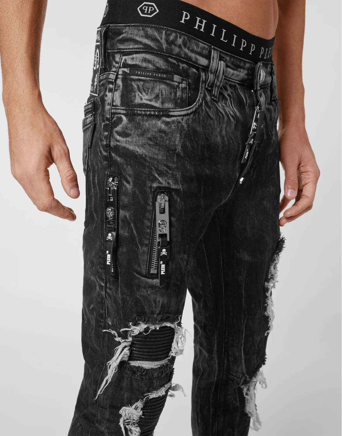 Denim Trousers Rock Star fit, цвет: Серый