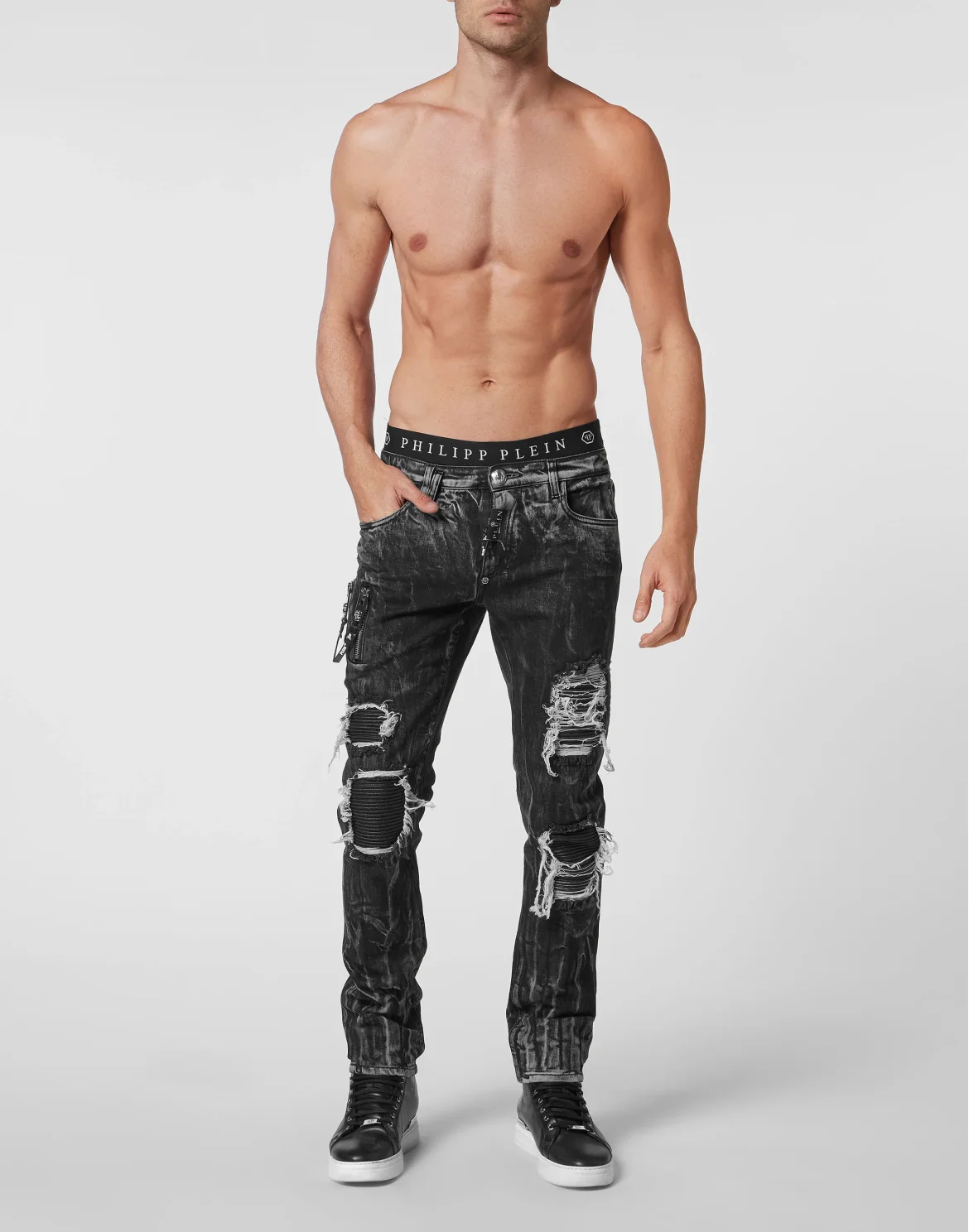 Denim Trousers Rock Star fit, цвет: Серый