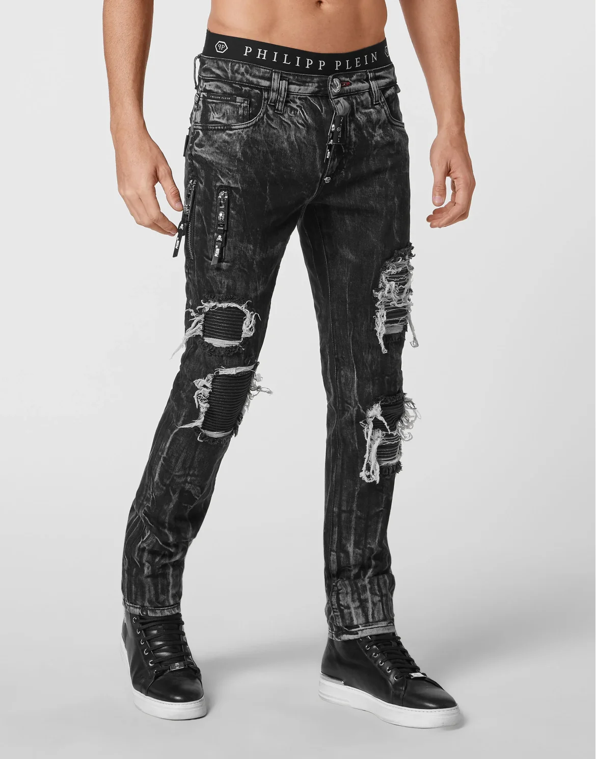 Denim Trousers Rock Star fit, цвет: Серый