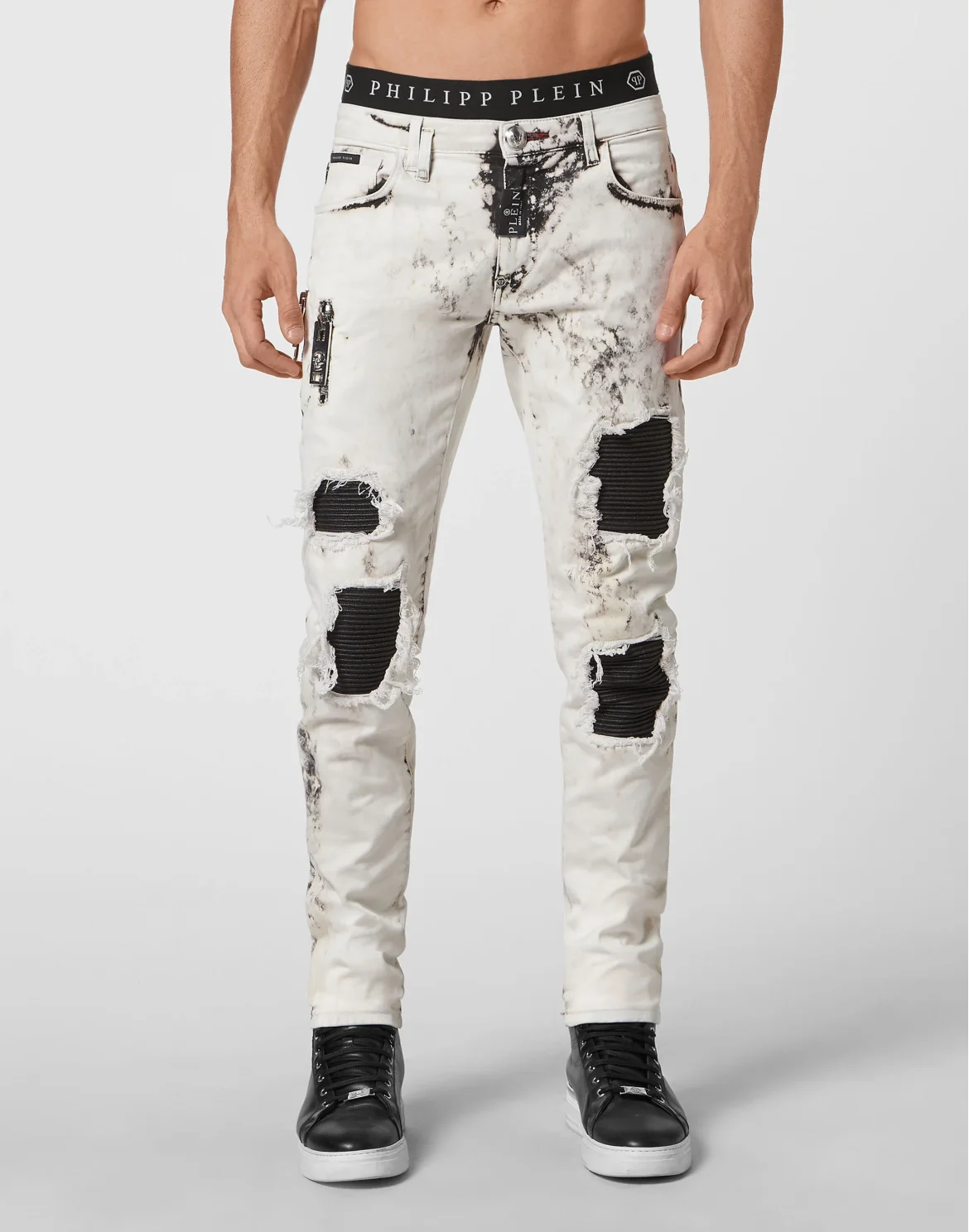 Denim Trousers Rock Star fit, цвет: Белый