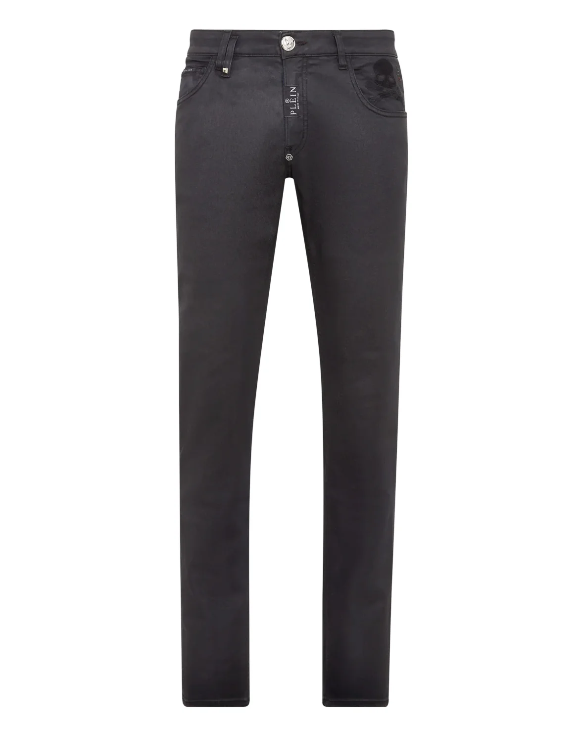 Denim Trousers Super Straight Cut Premium Skull, цвет: Черный