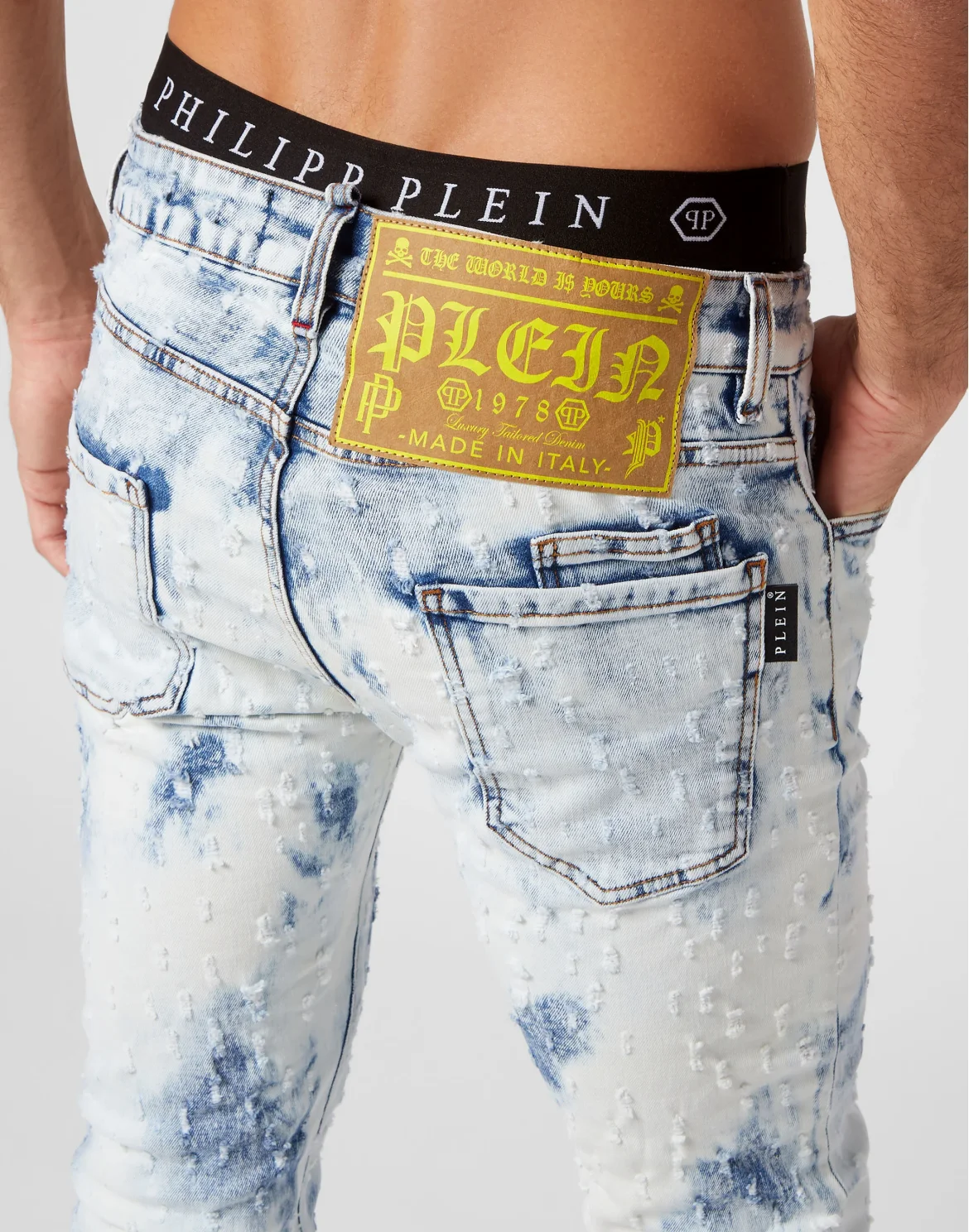 Denim Trousers Super Straight Cut Premium, цвет: Синий