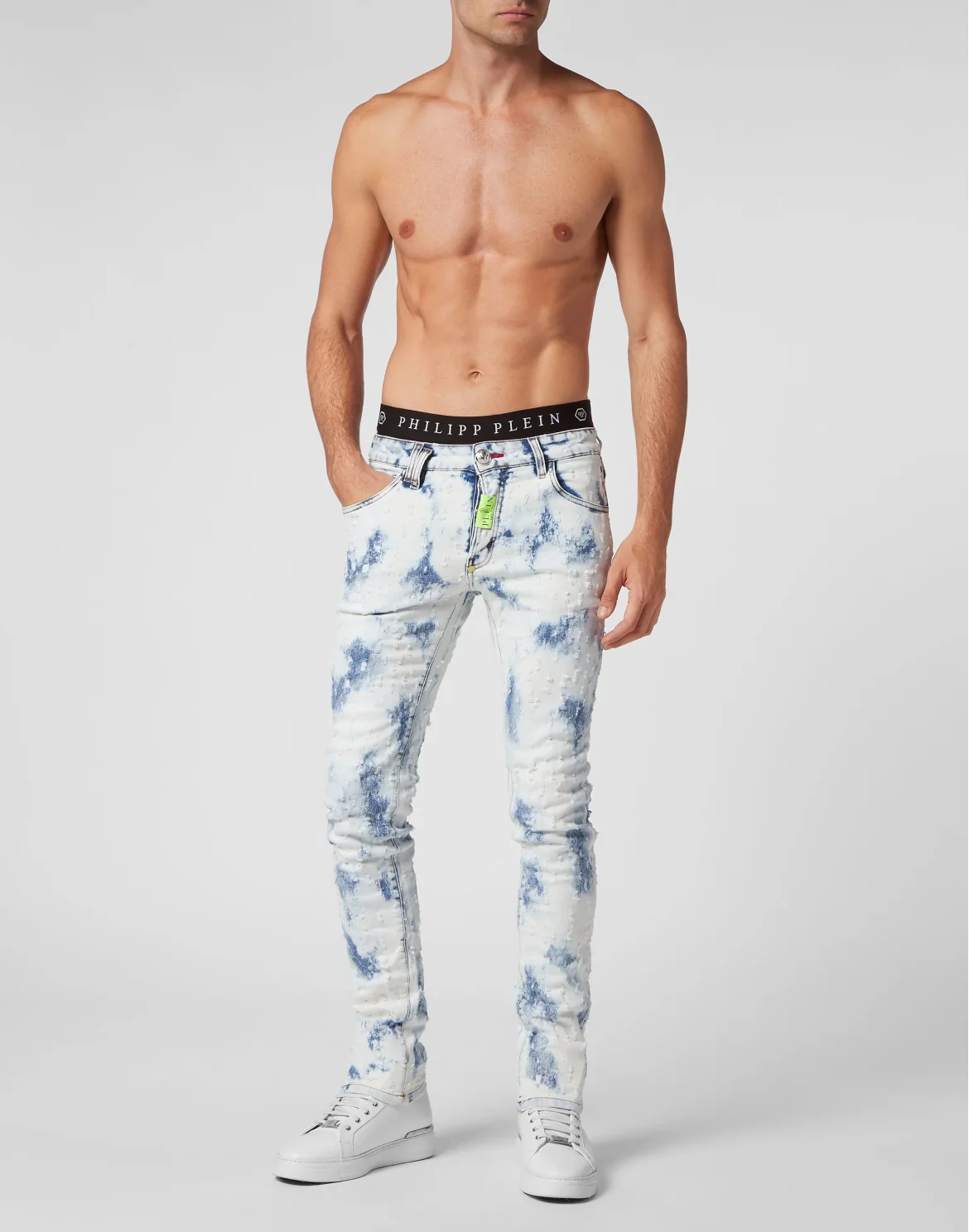 Denim Trousers Super Straight Cut Premium, цвет: Синий