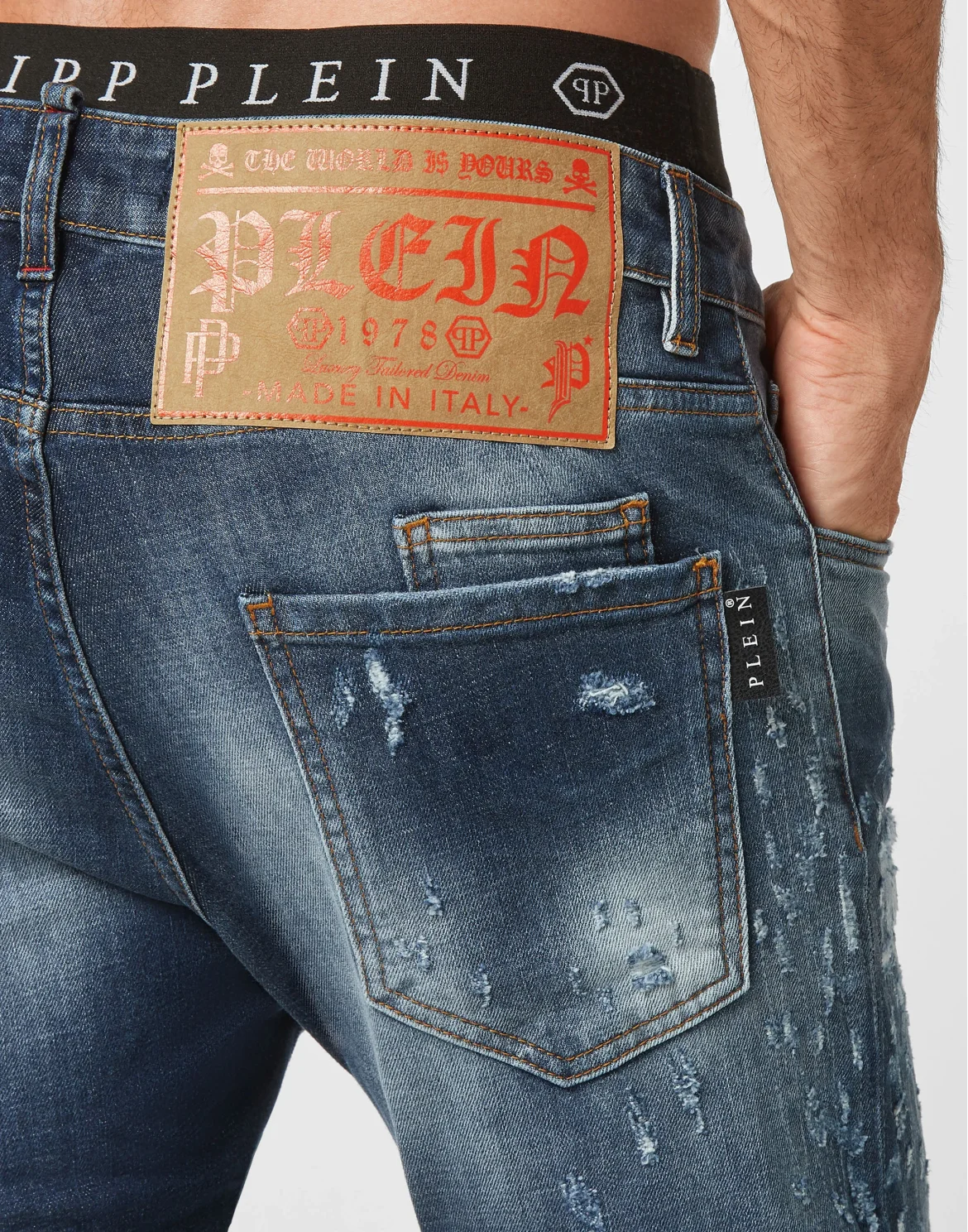 Denim Trousers Super Straight Cut Premium, цвет: Синий