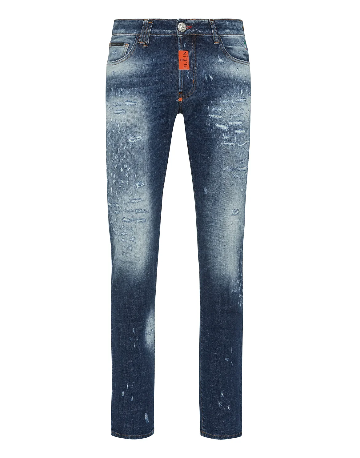 Denim Trousers Super Straight Cut Premium, цвет: Синий
