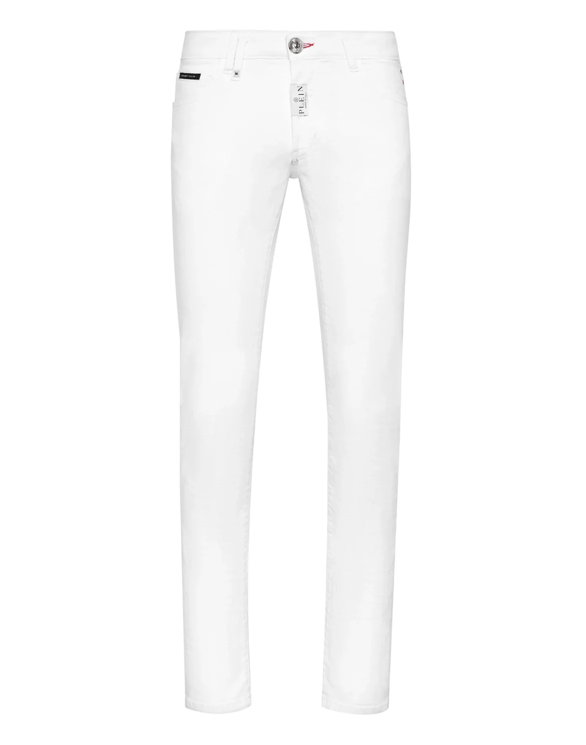 Denim Trousers Super Straight Cut Premium Hexagon, цвет: Белый
