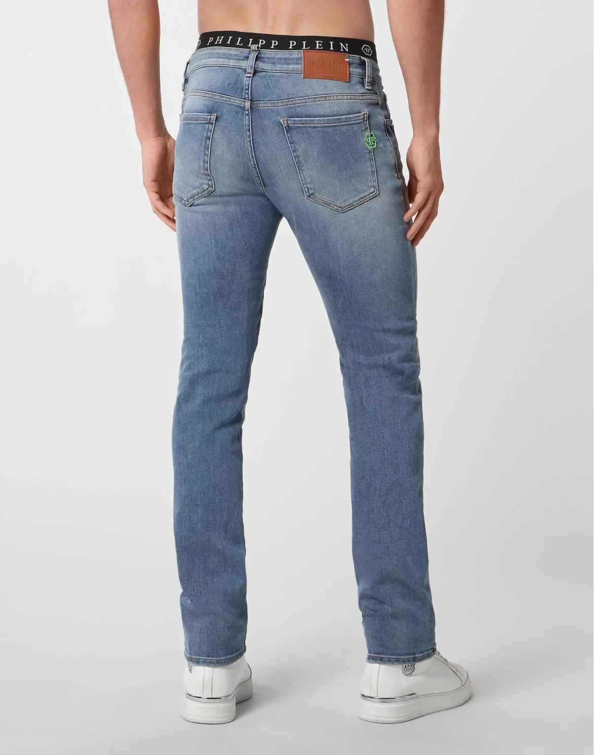 Denim Trousers Straight Supreme Comfort fit Hexagon, цвет: Синий