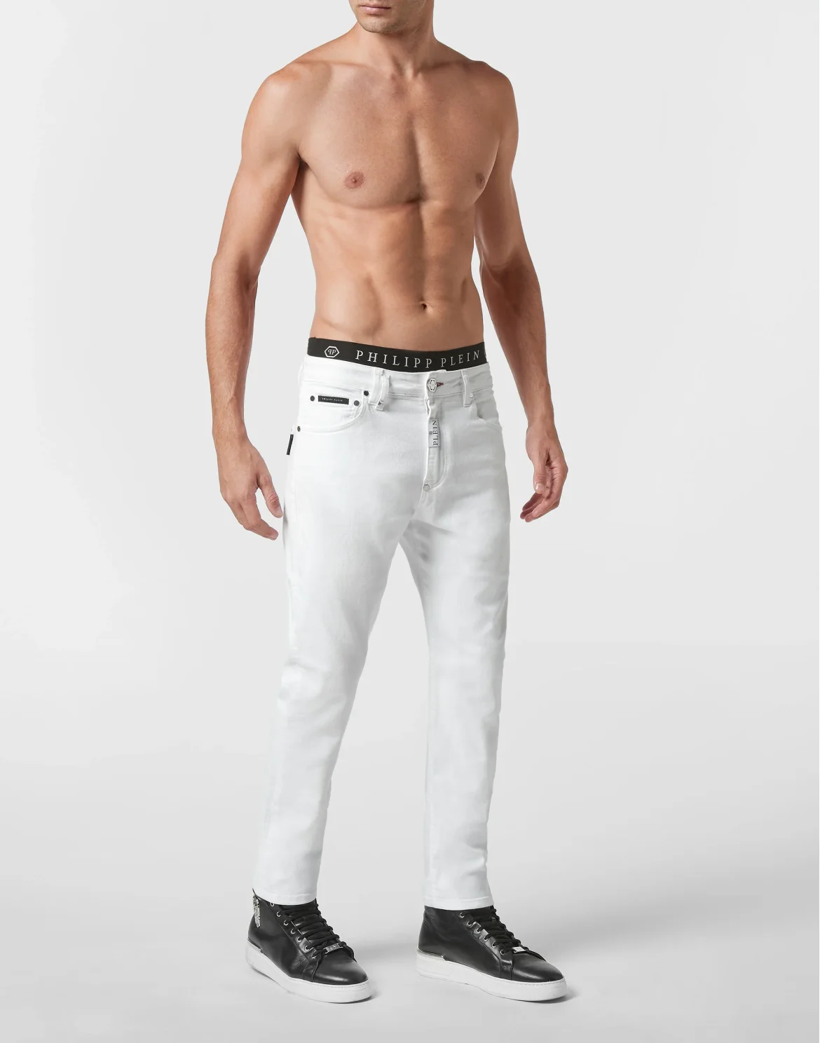 Denim Trousers Detroit Fit Hexagon, цвет: Белый