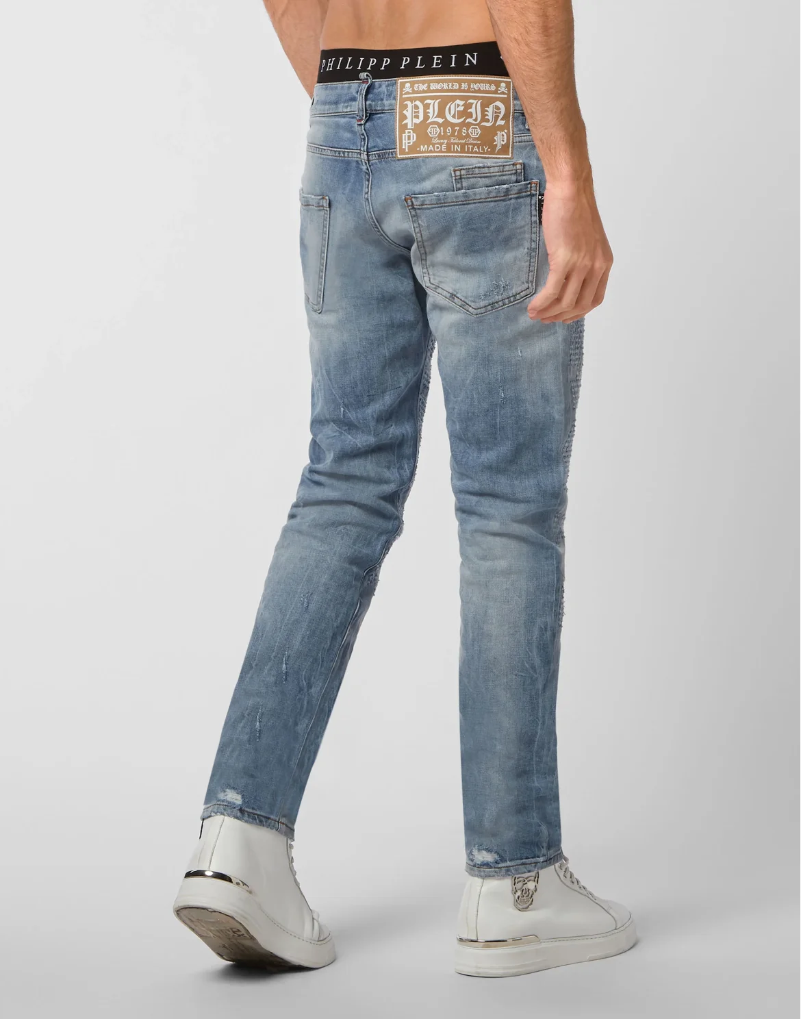 Denim Trousers Super Straight Cut Premium, цвет: Синий