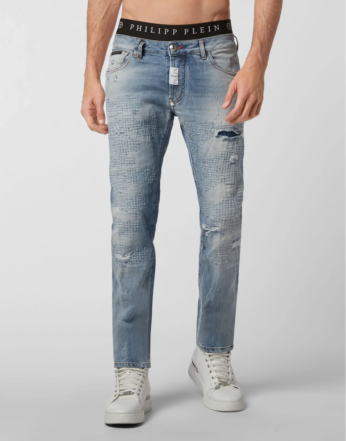 Denim Trousers Super Straight Cut Premium, цвет: Синий