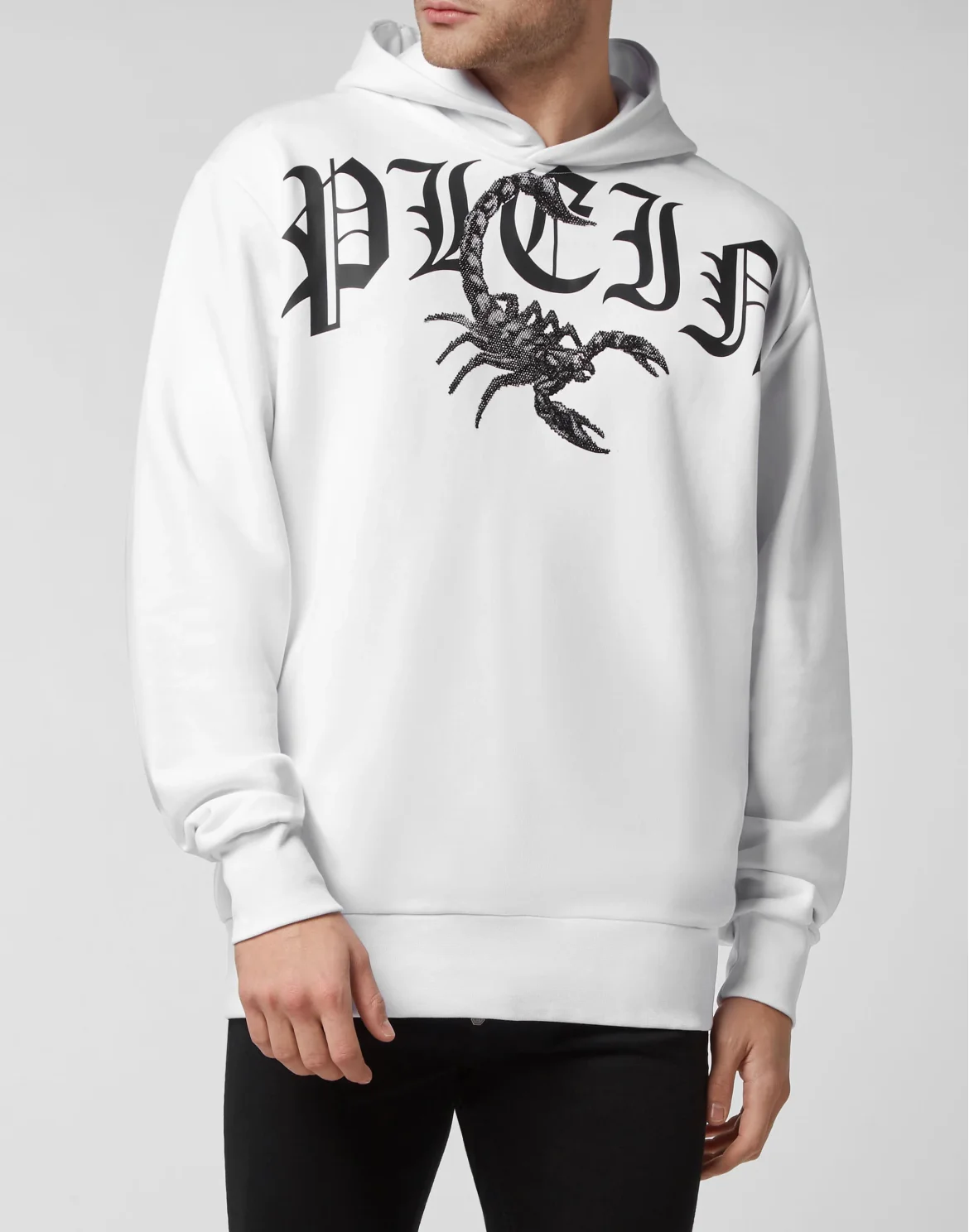 Hoodie sweatshirt Scorpion, цвет: Белый