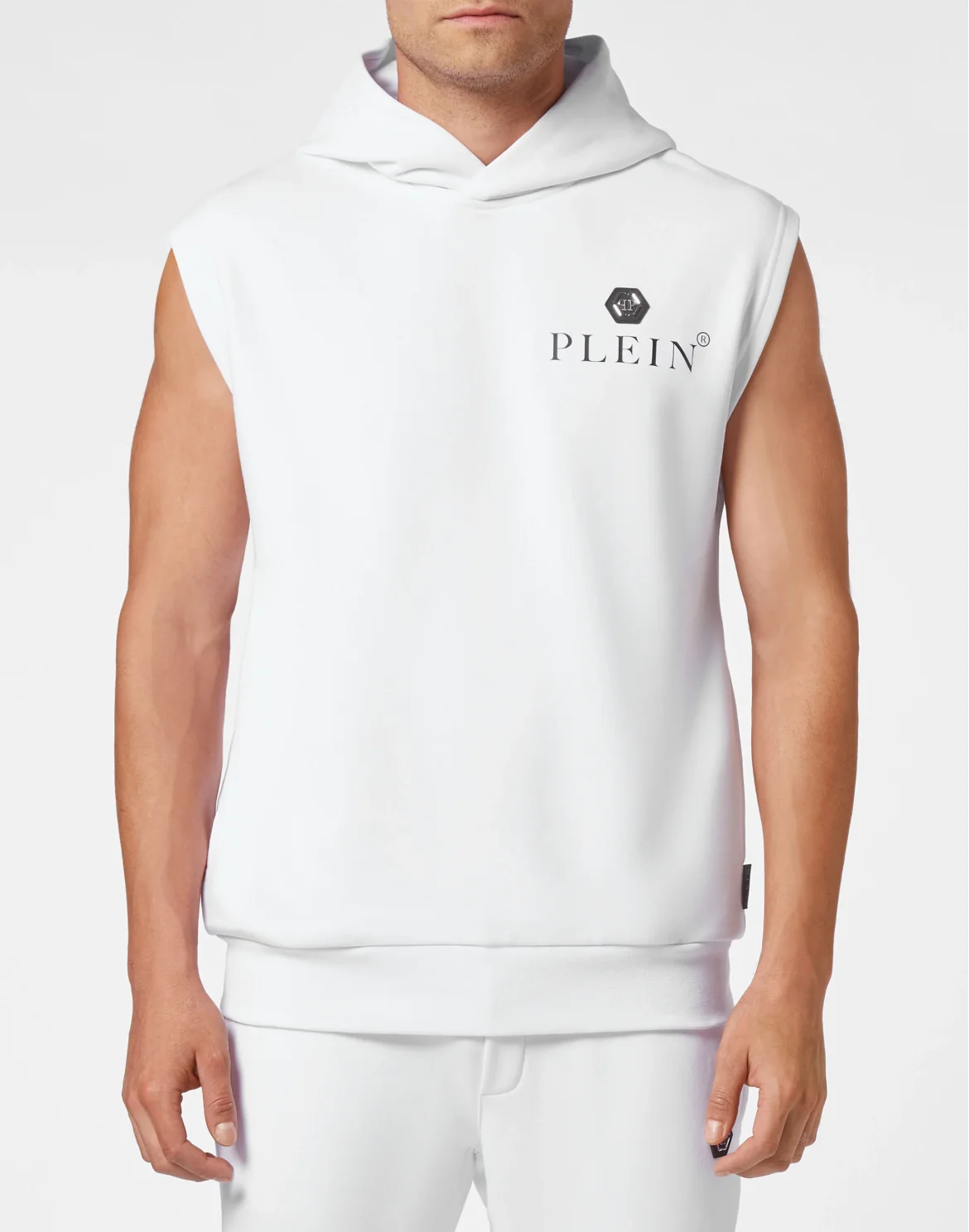 Hoodie Sleeveless Basic, цвет: Белый