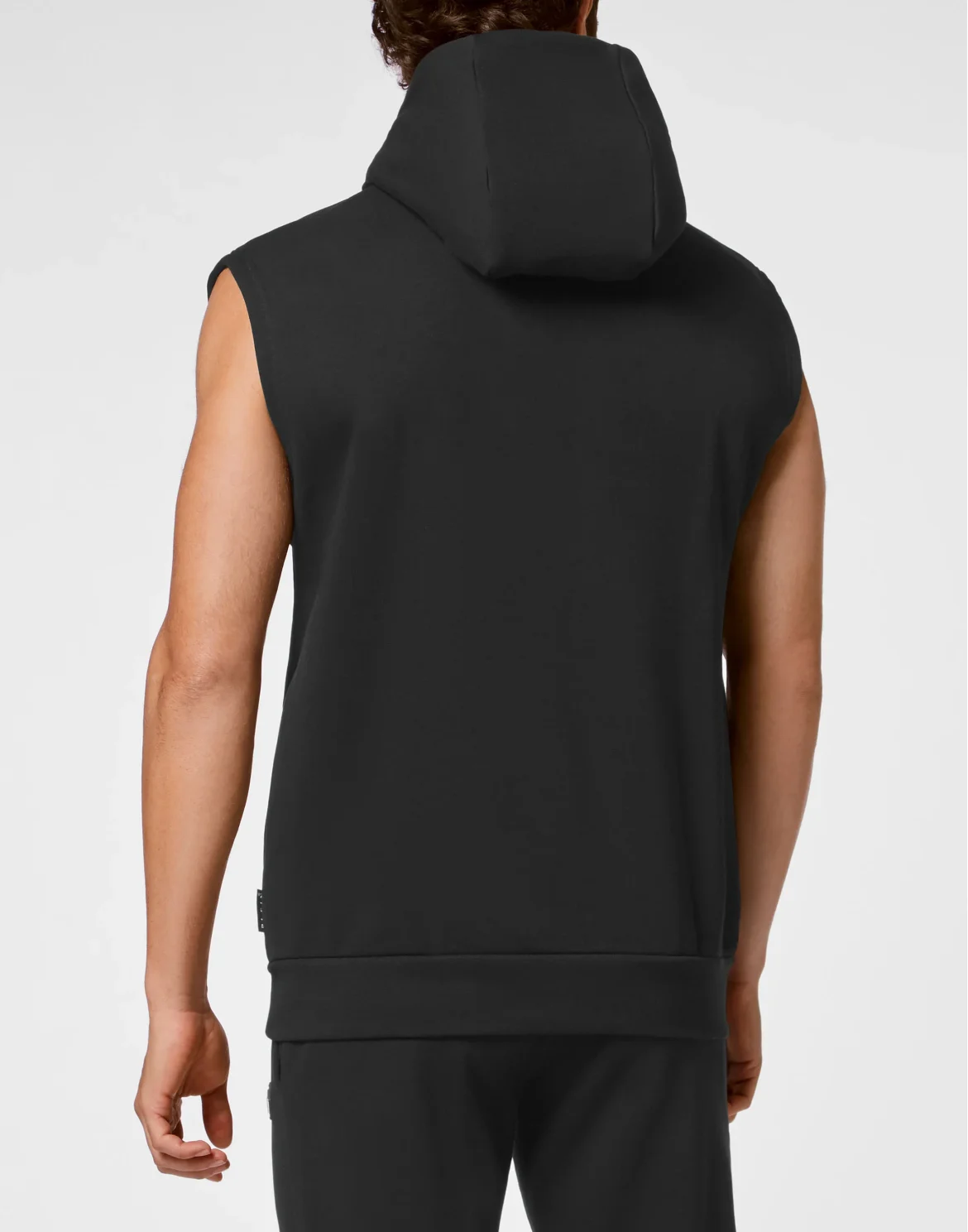 Hoodie Sleeveless Basic, цвет: Черный