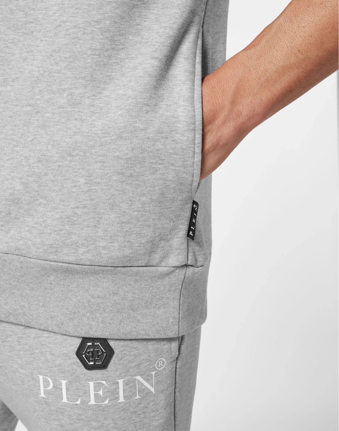 Hoodie Sleeveless Basic, цвет: Серый