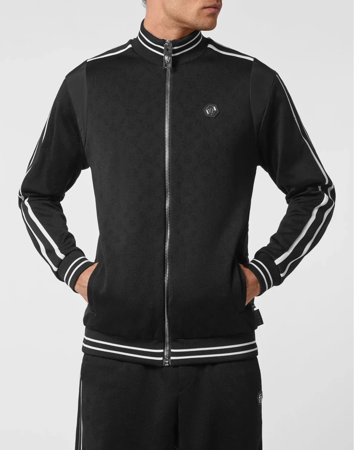 Tracksuit Top/Trousers, цвет: Черный