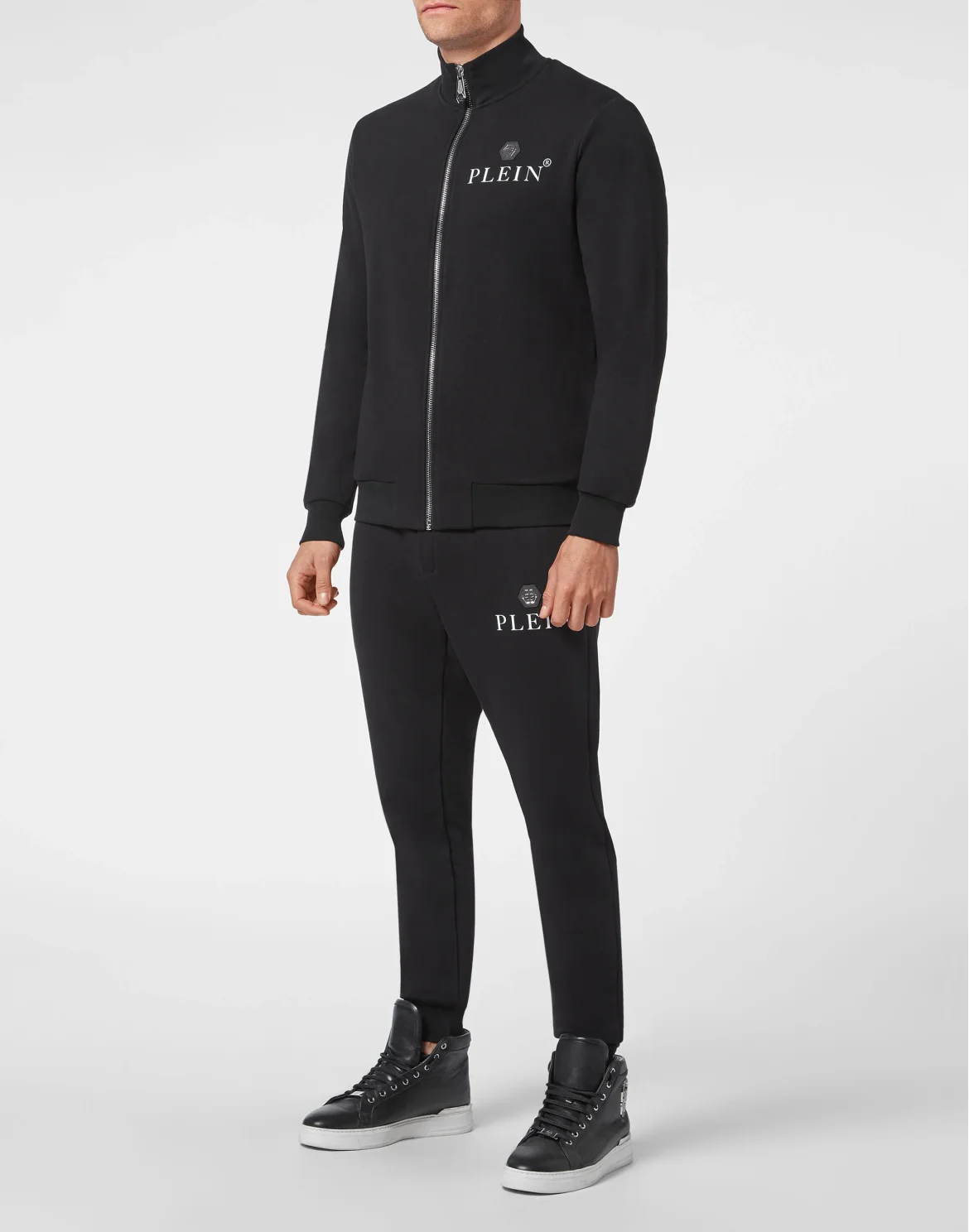 Joggning Tracksuit Top/Trousers Hexagon, цвет: Черный