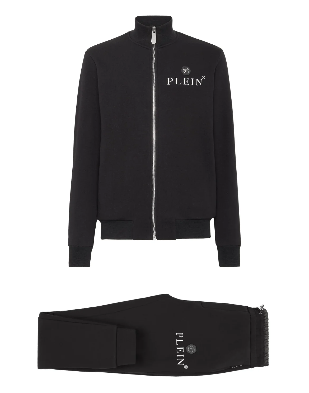 Joggning Tracksuit Top/Trousers Hexagon, цвет: Черный