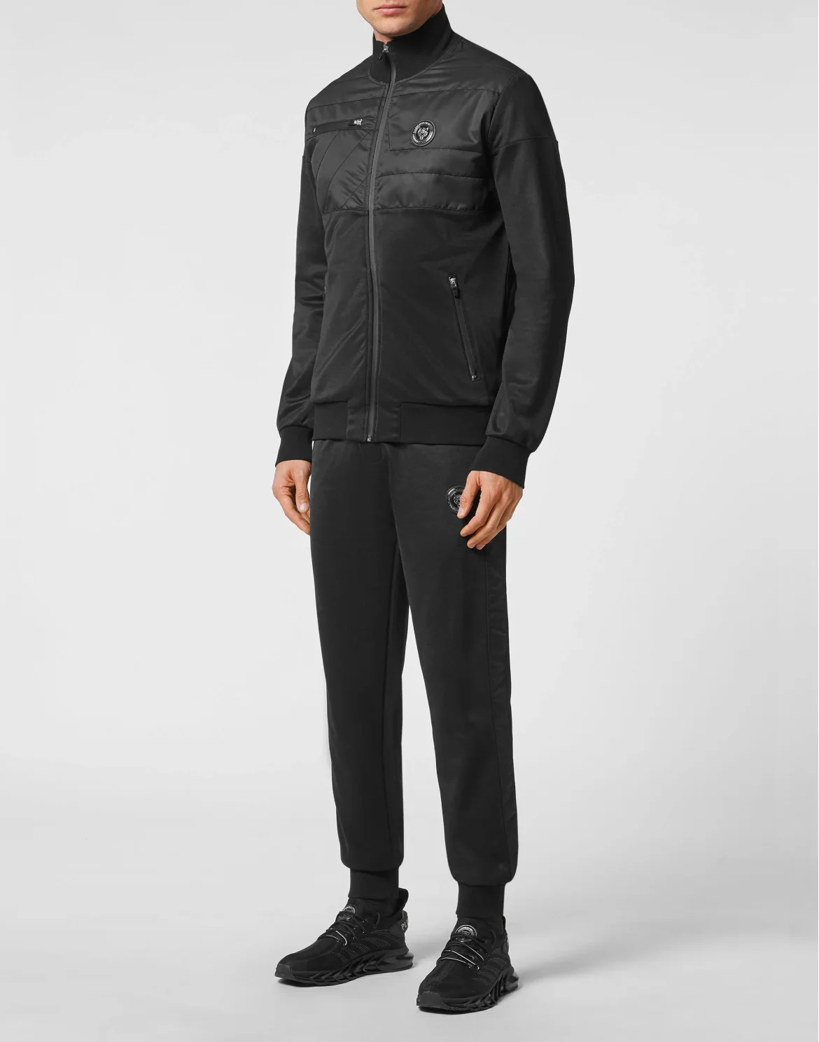 Tracksuit: Zip-up Jacket + jogging pants Tiger, цвет: Черный
