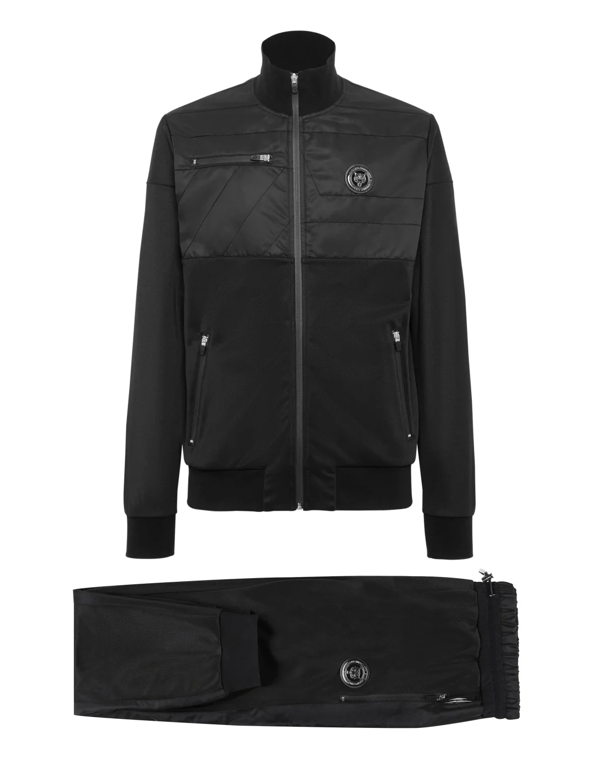 Tracksuit: Zip-up Jacket + jogging pants Tiger, цвет: Черный