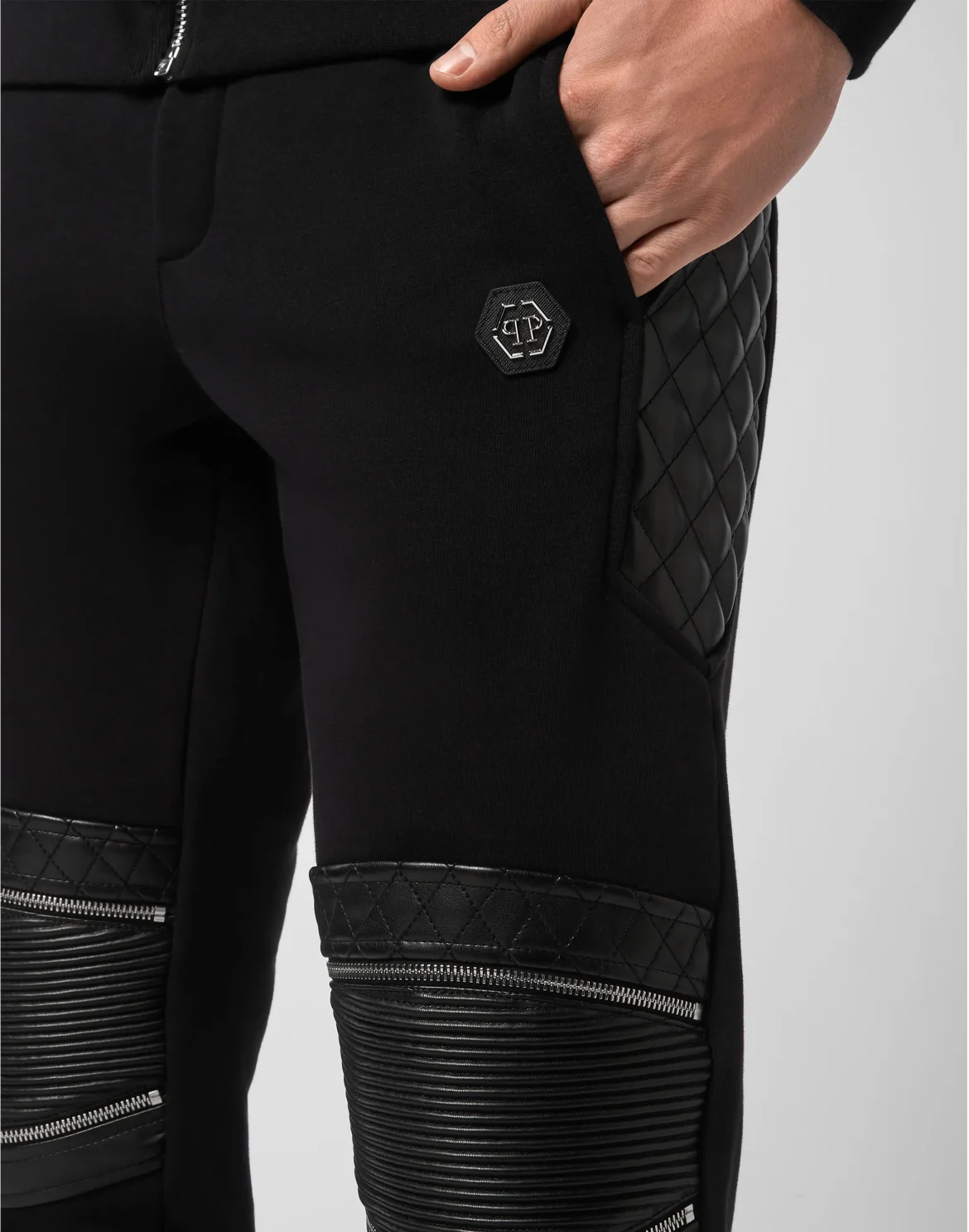Jogging tracksuit:Hoodie/Trousers, цвет: Черный