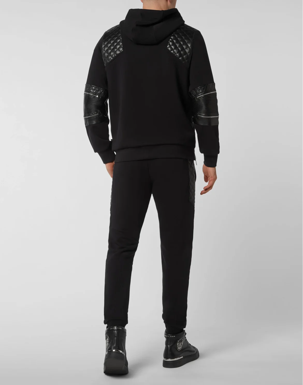 Jogging tracksuit:Hoodie/Trousers, цвет: Черный