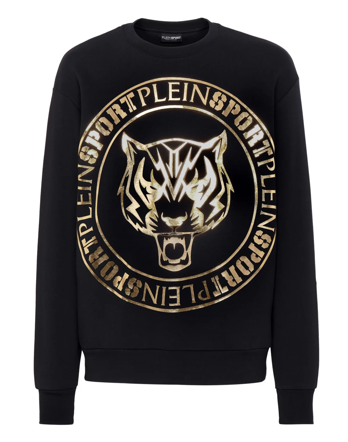 Longsleeve Sweatshirt Tiger, цвет: Черный
