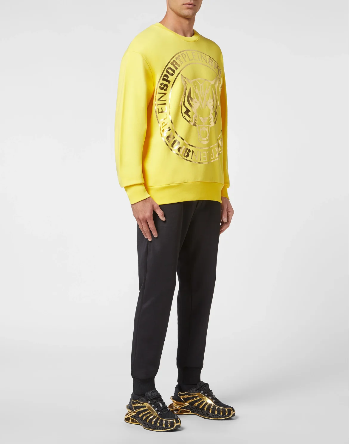 Longsleeve Sweatshirt Tiger, цвет: Желтый