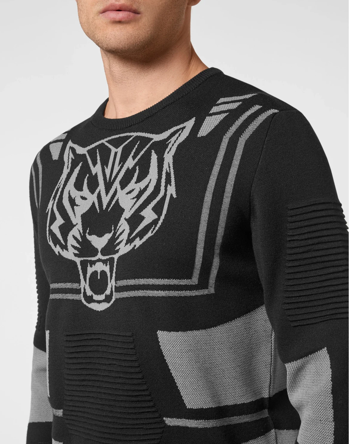 Pullover Round Neck LS, цвет: Черный