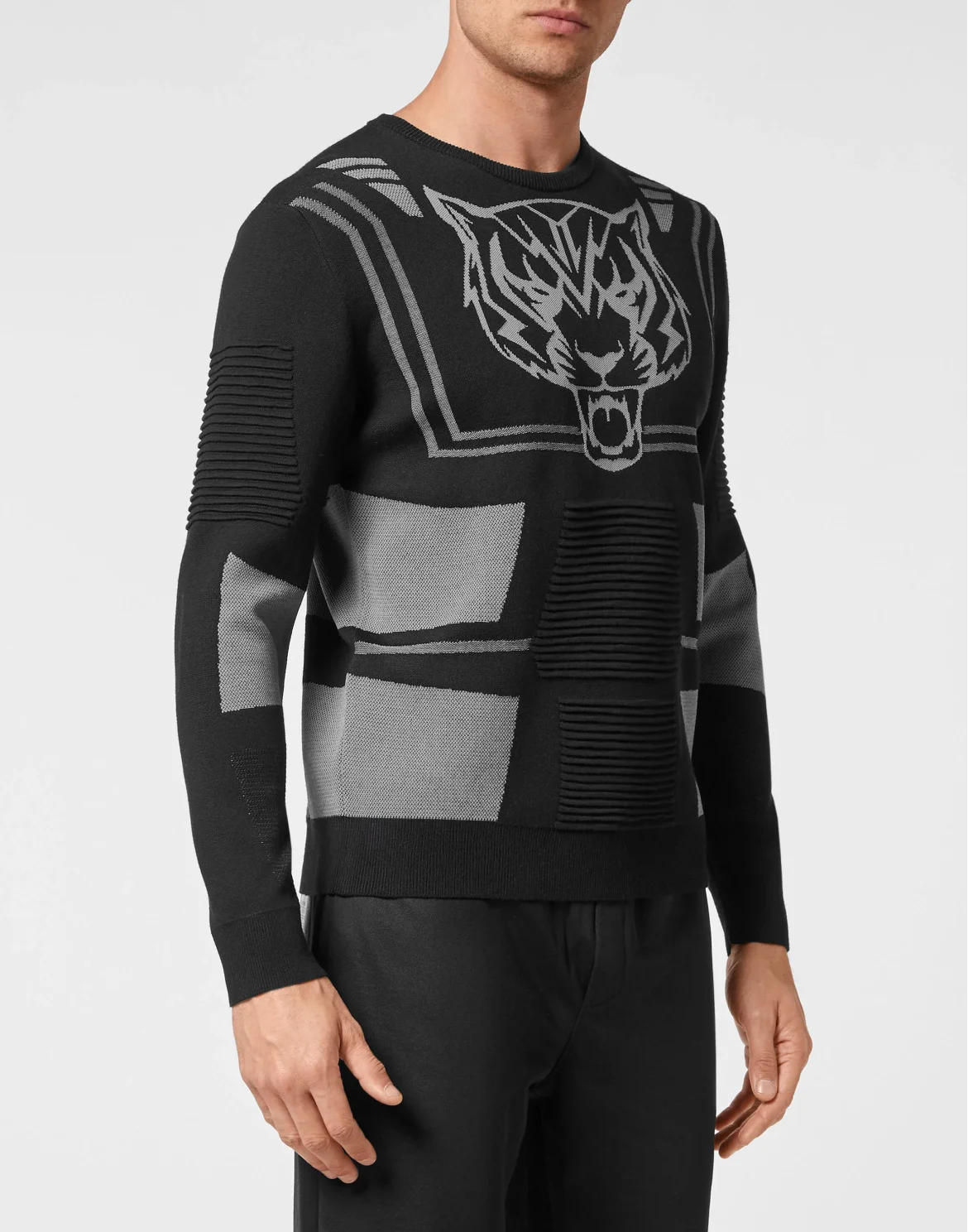 Pullover Round Neck LS, цвет: Черный