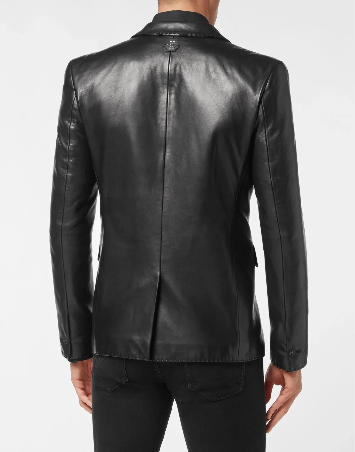 Leather Blazer, цвет: Черный