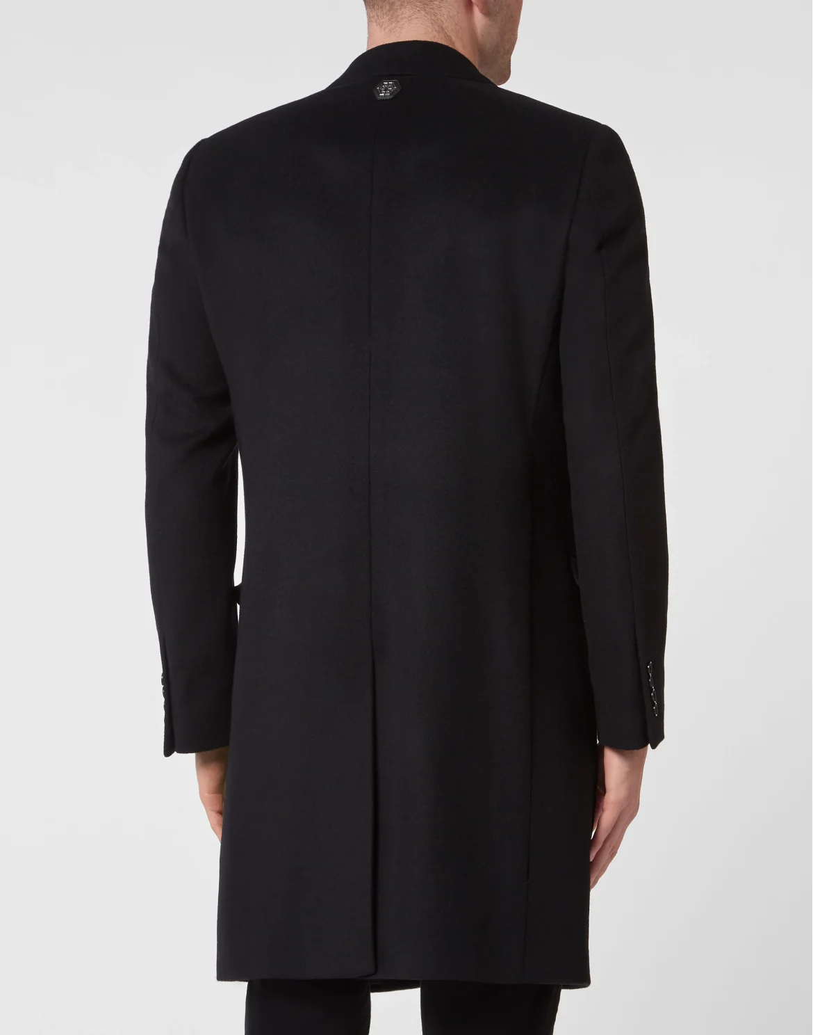 CASHMERE LONG COAT, цвет: Черный