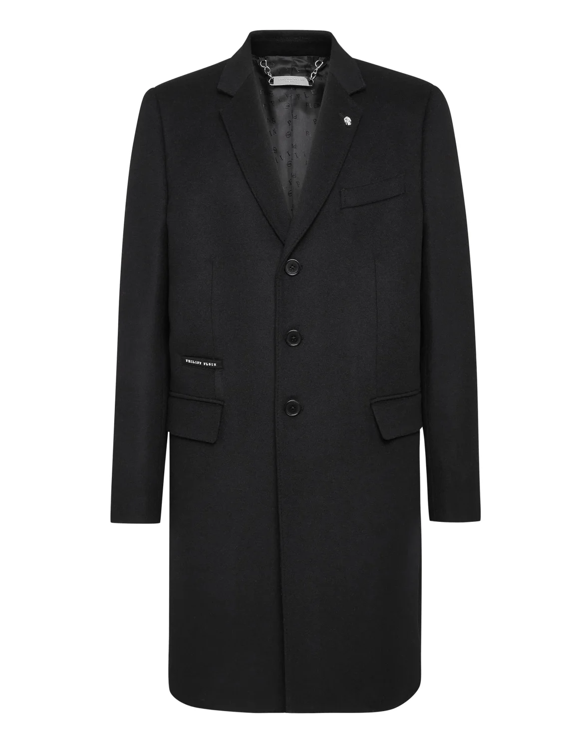 CASHMERE LONG COAT, цвет: Черный