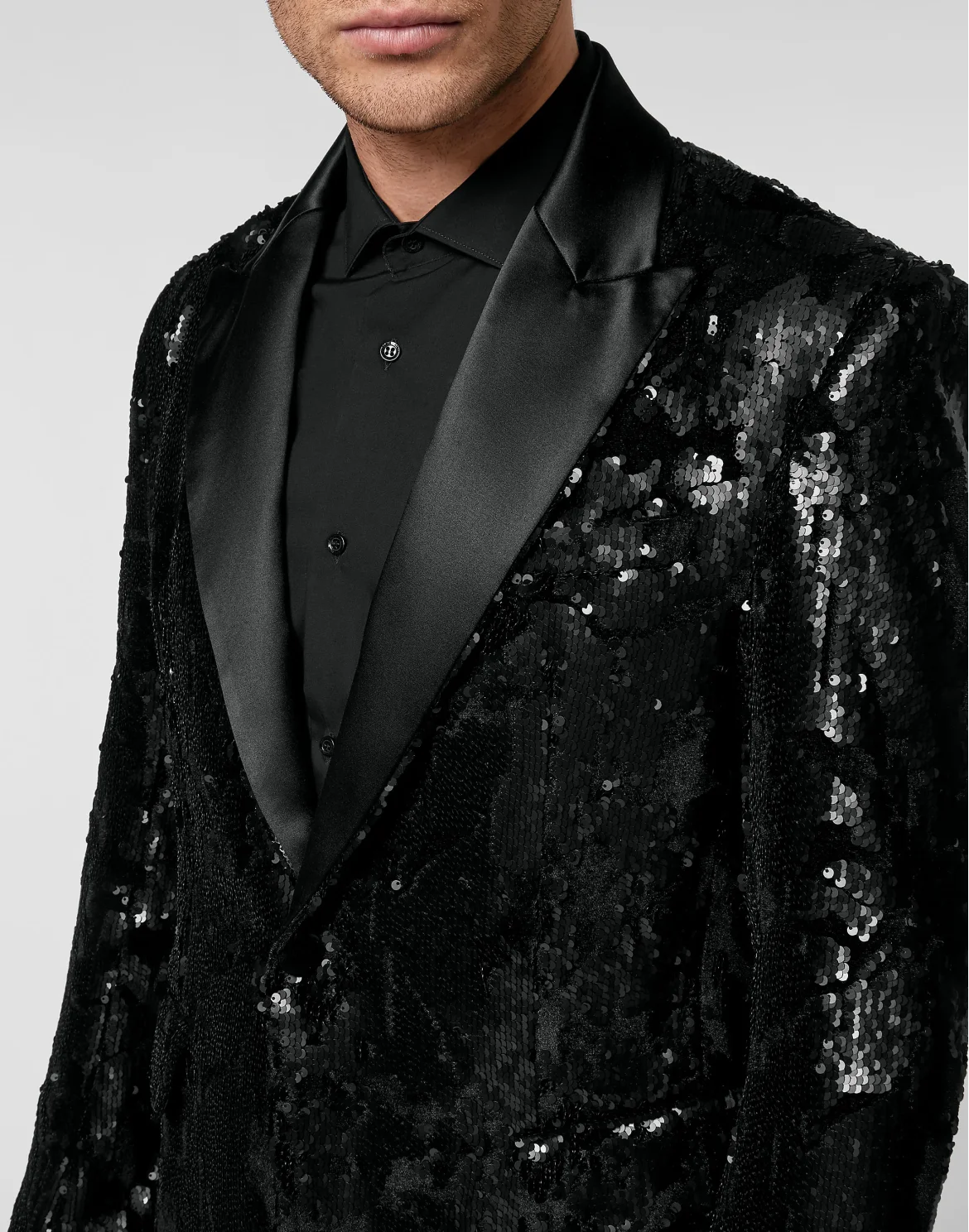 Blazer Lord Fit Paillettes, цвет: Черный